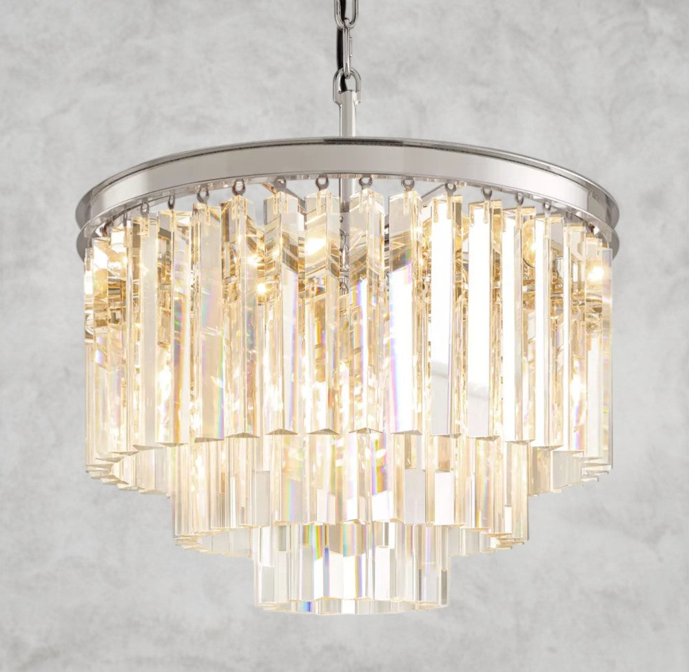 1920s Odeon Round Chandelier 20", 32", 44"